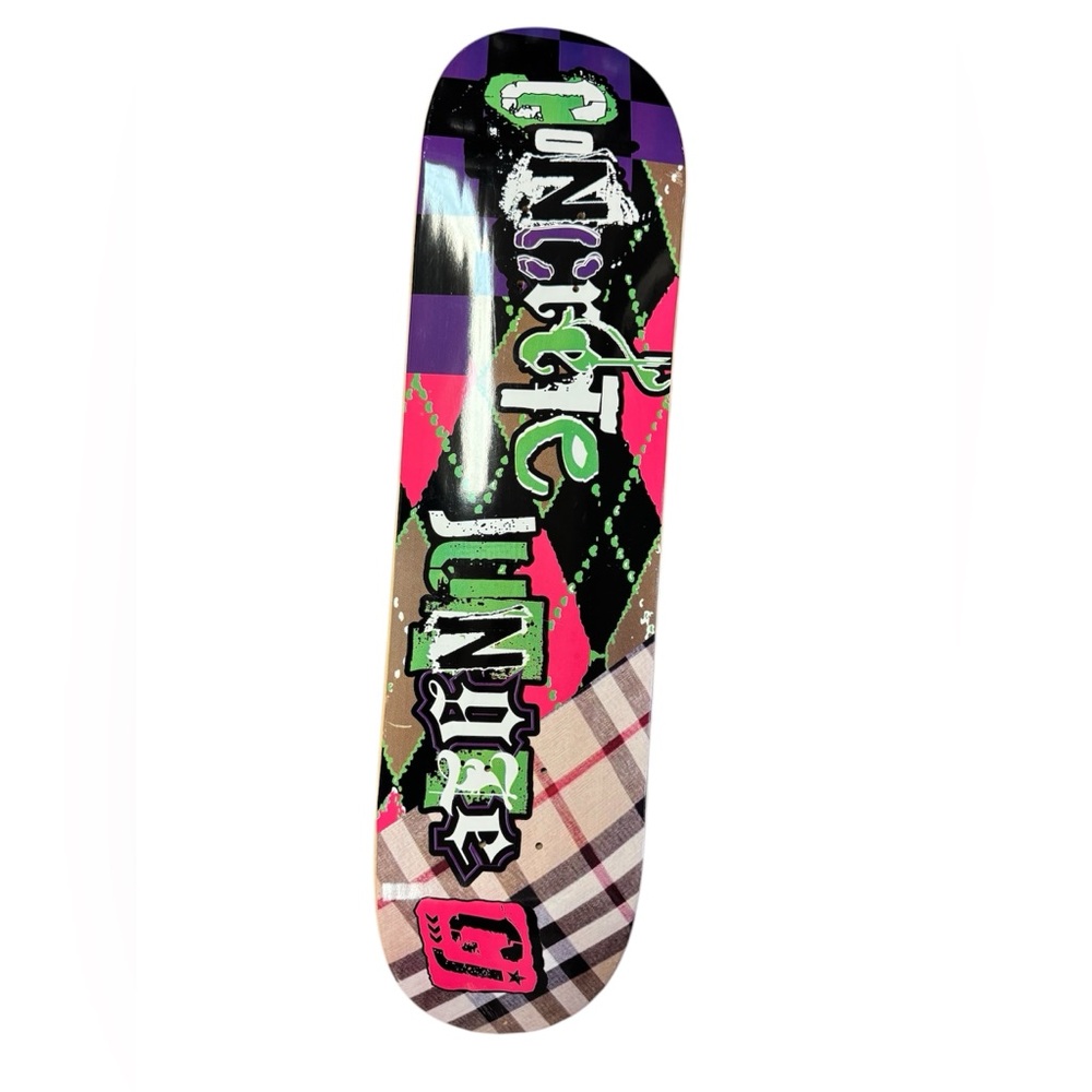 Concrete Jungle Burberry Inspired Skate Deck Design CJ